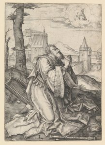 デイビッド・プレーイング、ca。 1507。 作： Lucas van Leyden