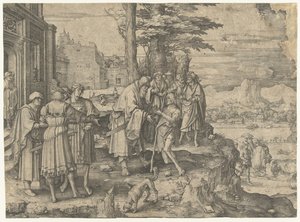 放蕩息子の帰還 作： Lucas van Leyden