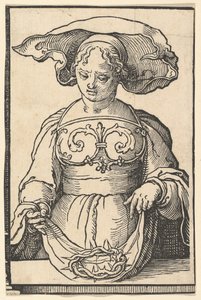 デルフィックシビル、シビルスのシリーズ、ca。 1530年。 作： Lucas van Leyden