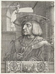 マクシミリアン1世 作： Lucas van Leyden