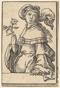 シビルスのシリーズからのエリスリアンシビル、ca。 1530年。 作： Lucas van Leyden