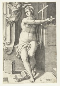 信じる フィデス (オブジェクトのタイトル) 七つの美徳（シリーズタイトル） 作： Lucas van Leyden