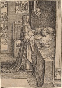 イゼベルとアハブ 作： Lucas van Leyden