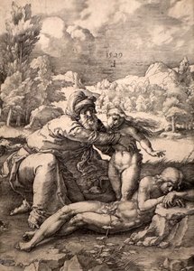 イブの創造 作： Lucas van Leyden