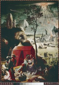 ロットとその娘たち」（パネルに油彩、1517年頃 作： Lucas van Leyden