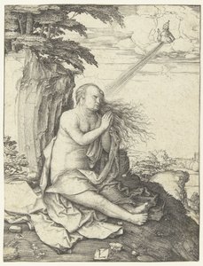 砂漠のマグダラのマリア 作： Lucas van Leyden