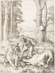 モハメッドとモンクセルギウス 作： Lucas van Leyden