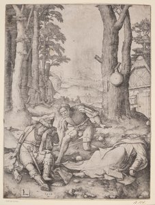 ムハンマドと修道士セルギウス 作： Lucas van Leyden