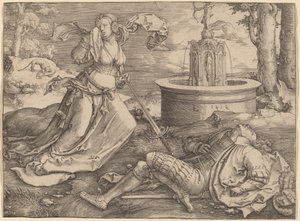 ピラモスとシスベ 作： Lucas van Leyden