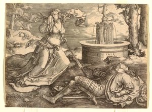 ピラモスとシスベ 作： Lucas van Leyden