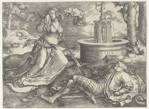 ピラモスとシスベ 作： Lucas van Leyden