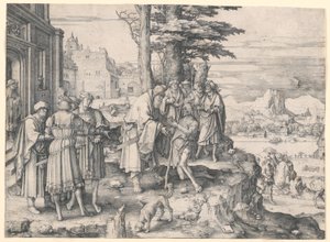 放蕩息子の帰還 作： Lucas van Leyden