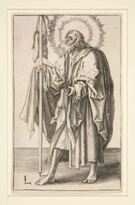 シリーズの聖ヤコブ大王 (または長老): キリストと使徒 作： Lucas van Leyden