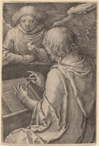 聖マタイ 作： Lucas van Leyden