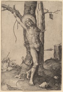 聖セバスチャン 作： Lucas van Leyden