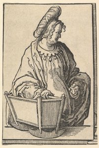 シビルスのシリーズからのサマリア人シビル、ca。 1530年。 作： Lucas van Leyden
