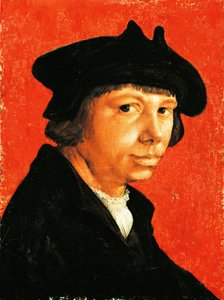セルフポートレイト 作： Lucas van Leyden