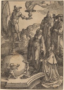 ソロモンの偶像礼拝 作： Lucas van Leyden