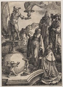 ソロモンの偶像礼拝 作： Lucas van Leyden