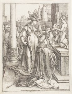 ソロモンの偶像崇拝 作： Lucas van Leyden