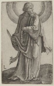 聖バルトロマイ、1511年頃（彫刻） 作： Lucas van Leyden