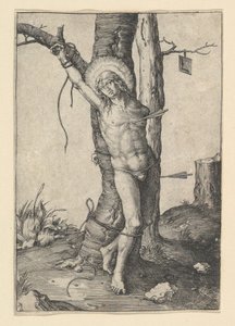 セントセバスチャン、ca。 1510。 作： Lucas van Leyden