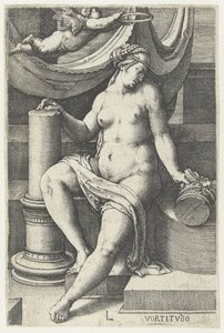 お早い回復を願っております Vortudo (オブジェクトのタイトル) 七つの美徳（シリーズタイトル） 作： Lucas van Leyden