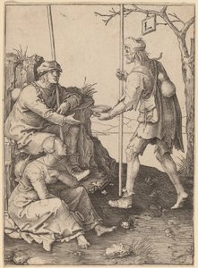 物乞い 作： Lucas van Leyden