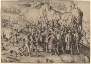 聖パウロの回心 作： Lucas van Leyden