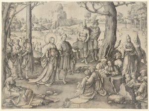 聖マグダラのマリアの踊り 作： Lucas van Leyden