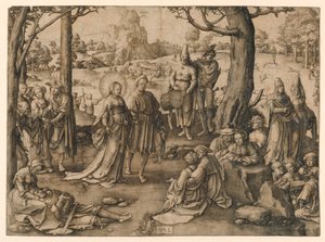 聖マグダラのマリアの踊り 作： Lucas van Leyden