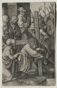 情熱：十字架を背負ったキリスト 作： Lucas van Leyden