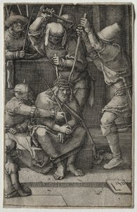 情熱：いばらの冠をかぶったキリスト 作： Lucas van Leyden