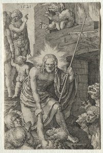情熱：リンボへの降下、1511年。 作： Lucas van Leyden
