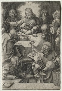 情熱：最後の晩餐 作： Lucas van Leyden