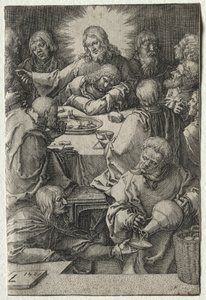 情熱：最後の晩餐 作： Lucas van Leyden