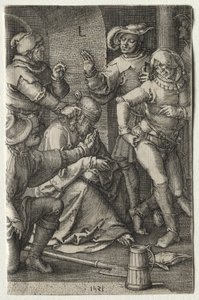 情熱：キリストの嘲笑 作： Lucas van Leyden