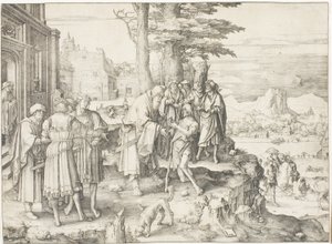 放蕩息子の帰還 作： Lucas van Leyden