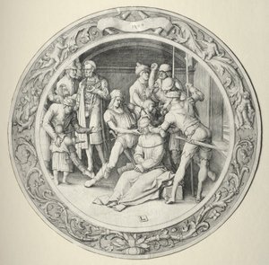 ラウンドの情熱：Ecce Homo、1509。 作： Lucas van Leyden