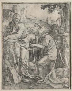 キリストの誘惑 作： Lucas van Leyden