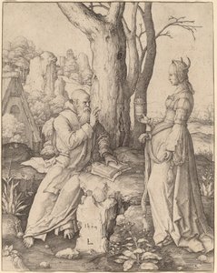 聖アントニウスの誘惑 作： Lucas van Leyden