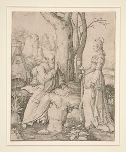 聖アントニウスの誘惑 作： Lucas van Leyden