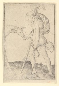 ハインドを持つ女（1509年 作： Lucas van Leyden