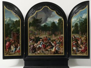 黄金の子牛の崇拝、1530年頃