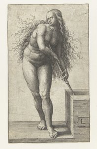 ルクレティアの自殺 作： Lucas van Leyden