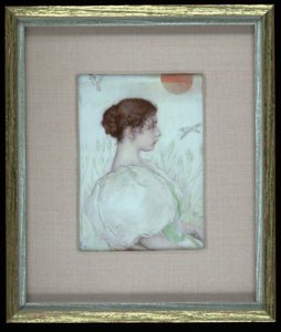 若い女の子の頭、カリフォルニア州。 1900年。 作： Lucia Fairchild Fuller
