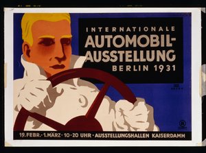 国際自動車展示会、ベルリン1931年 作： Lucian and Rosen F. (fl.1929) Bernhard