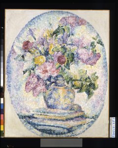 Vase Of Flowers, 制作年不詳（キャンバスに油彩） 作： Lucie Consturier