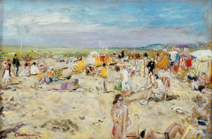 オン・ザ・ビーチ（Sur la Plage 作： Lucien Adrion