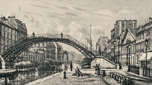 「Quai de Jemmapes」、1915 作： Lucien Gautier